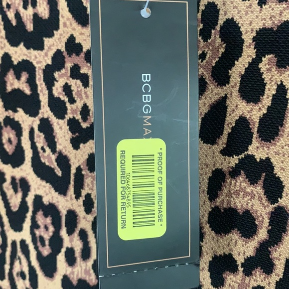 Gorgeous BCBG Tiger Print Stretchy Long  Skirt - Picture 5 of 7